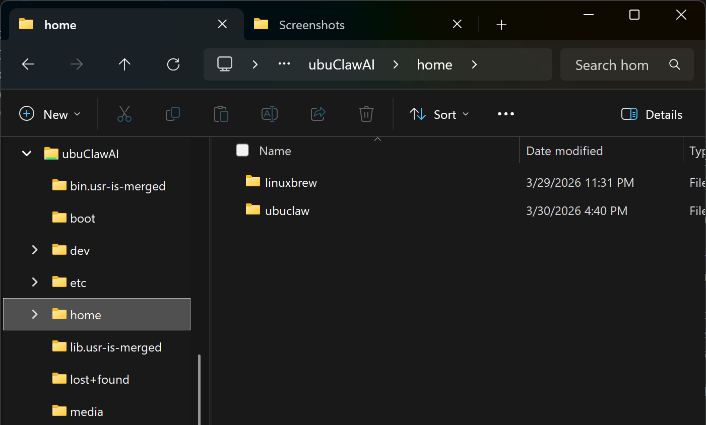 akses file WSL dari Windows